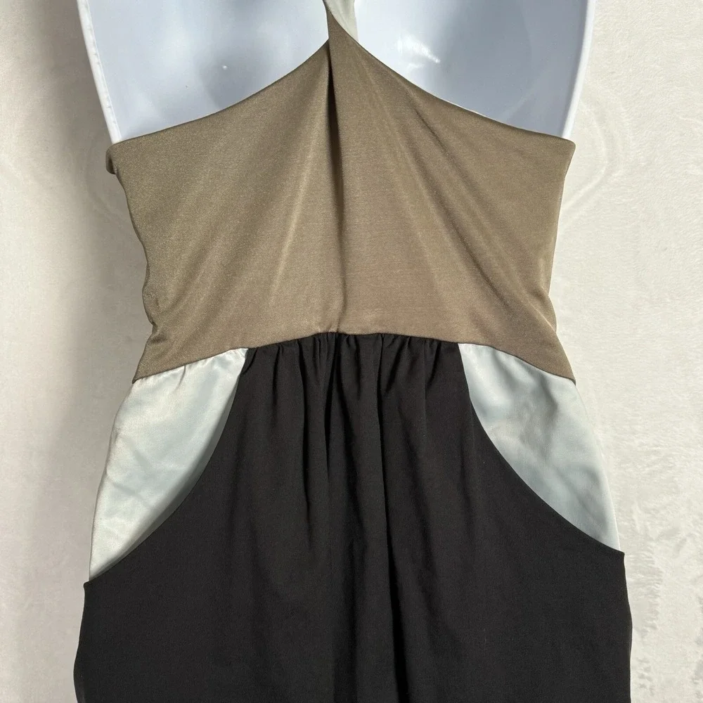 Saks 5th Avenue Iodice‎ Mini Dress Size XS Racerback Colorblock Sexy Party